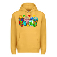 Mustard autism coffee cups Premium Hoodie - Zillion Design Studio