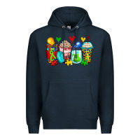 Navy autism coffee cups Premium Hoodie - Zillion Design Studio