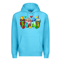 Ocean Blue autism coffee cups Premium Hoodie - Zillion Design Studio