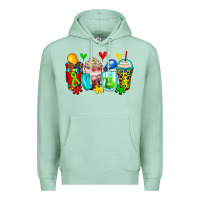 Seafoam autism coffee cups Premium Hoodie - Zillion Design Studio