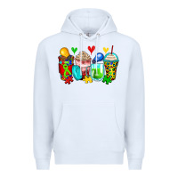 White autism coffee cups Premium Hoodie - Zillion Design Studio