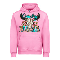 Fuchsia Pink country mama Urban Hoodie - Zillion Design Studio