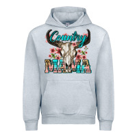 Heather Grey country mama Urban Hoodie - Zillion Design Studio