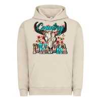 Pigment French Oak country mama Urban Hoodie - Zillion Design Studio