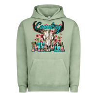 Pigment Oil Green country mama Urban Hoodie - Zillion Design Studio
