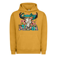 Pigment Peanut Butter country mama Urban Hoodie - Zillion Design Studio