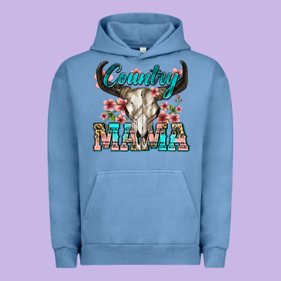 Country Mama Urban Hoodie Designed By Zillion Design Studio