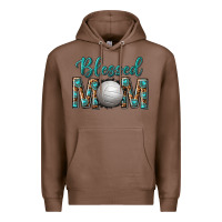 Chestnut western blessed mom with volleyball Premium Hoodie - texasbilliewilder