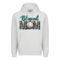 Dove Grey western blessed mom with volleyball Premium Hoodie - texasbilliewilder