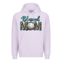 Lilac western blessed mom with volleyball Premium Hoodie - texasbilliewilder