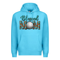 Ocean Blue western blessed mom with volleyball Premium Hoodie - texasbilliewilder