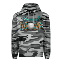 Slate Camo western blessed mom with volleyball Premium Hoodie - texasbilliewilder