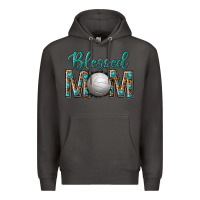 Smoke western blessed mom with volleyball Premium Hoodie - texasbilliewilder