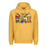 Mustard tacos coffee cups Premium Hoodie - Zillion Design Studio