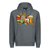 Rock tacos coffee cups Premium Hoodie - Zillion Design Studio