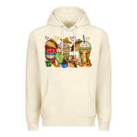 Sandshell tacos coffee cups Premium Hoodie - Zillion Design Studio