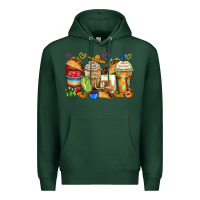 Sports Green tacos coffee cups Premium Hoodie - Zillion Design Studio