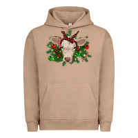 Pigment Burro Christmas charolais calf Urban Hoodie - RanaPortraitStore