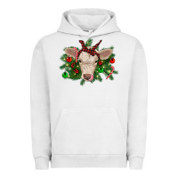 Pigment Lunar Rock Christmas charolais calf Urban Hoodie - RanaPortraitStore
