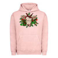 Pigment Salmon Christmas charolais calf Urban Hoodie - RanaPortraitStore