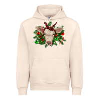 Sandshell Christmas charolais calf Urban Hoodie - RanaPortraitStore