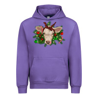Tulip Christmas charolais calf Urban Hoodie - RanaPortraitStore