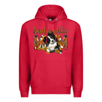 Cardinal western border collie mom Premium Hoodie - texasbilliewilder