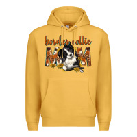Mustard western border collie mom Premium Hoodie - texasbilliewilder