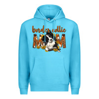 Ocean Blue western border collie mom Premium Hoodie - texasbilliewilder