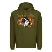 Army Green western border collie mom Premium Hoodie - texasbilliewilder