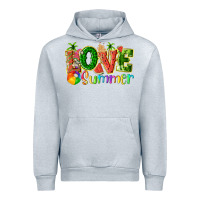 Heather Grey love summer with watermelon tbw Urban Hoodie - texasbilliewilder