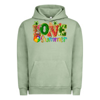 Pigment Oil Green love summer with watermelon tbw Urban Hoodie - texasbilliewilder
