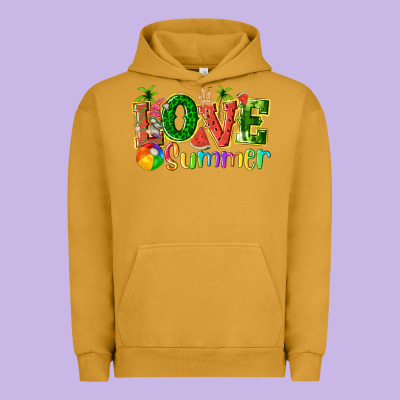 Love Summer With Watermelon Tbw Urban Hoodie Designed By Texasbilliewilder