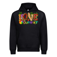 Black love summer with strawberry Urban Hoodie - texasbilliewilder