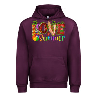 Mauve Wine love summer with strawberry Urban Hoodie - texasbilliewilder