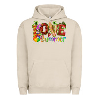 Pigment French Oak love summer with strawberry Urban Hoodie - texasbilliewilder