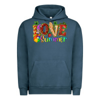 Pigment Midnight Navy love summer with strawberry Urban Hoodie - texasbilliewilder