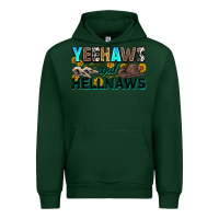 Forest Green yeehaws and hellnaws Urban Hoodie - Zillion Design Studio