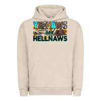 Pigment French Oak yeehaws and hellnaws Urban Hoodie - Zillion Design Studio
