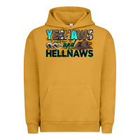 Pigment Peanut Butter yeehaws and hellnaws Urban Hoodie - Zillion Design Studio