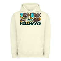 Pigment Pistachio yeehaws and hellnaws Urban Hoodie - Zillion Design Studio