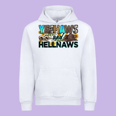 Yeehaws And Hellnaws Urban Hoodie Designed By Zillion Design Studio