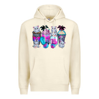Sandshell hippopotamus coffee cups Premium Hoodie - Zillion Design Studio