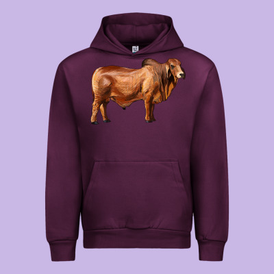 Brahman Bull Urban Hoodie Designed By Ranaportraitstore