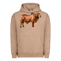 Pigment Burro brahman bull Urban Hoodie - RanaPortraitStore
