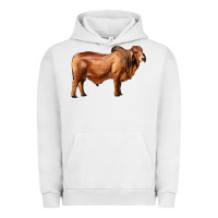 Pigment Lunar Rock brahman bull Urban Hoodie - RanaPortraitStore