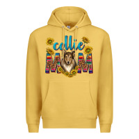 Antique Gold western collie mom Premium Hoodie - texasbilliewilder
