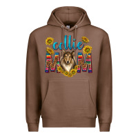 Chestnut western collie mom Premium Hoodie - texasbilliewilder