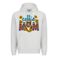 Dove Grey western collie mom Premium Hoodie - texasbilliewilder