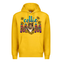 Lemon western collie mom Premium Hoodie - texasbilliewilder